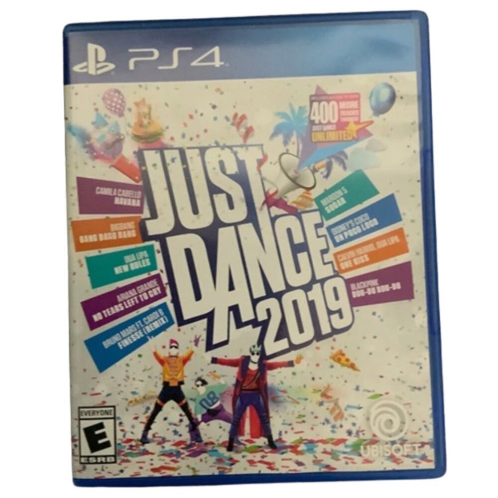 Just Dance 2019 PS4 Game Complete w/ Case Ubisoft PlayStation 4 USED